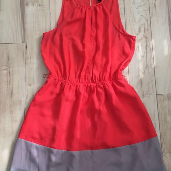 Orange and Cream Express Dress - Picture 1 of 3